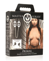 Master Series Primal Spiked Clover Nipple Clamps