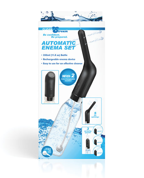 Automatic Enema Set w/2 Nozzles - 350 ml