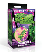 ["Creature Cocks Dragon Tamer Silicone Stroker - Green"]