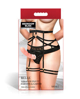 Bedroom Bliss Belle Strap-On Panty Harness & Garter - Small