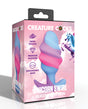 Creature Cocks - Unicorn Swirl Silicone Butt Plug - Large