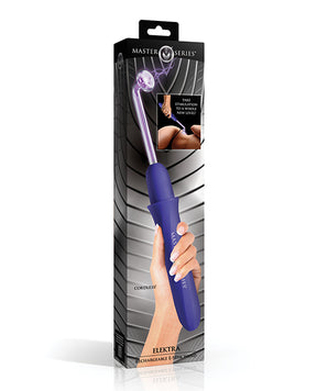 Master Series Elektra Rechargeable Violet Wand - Purple