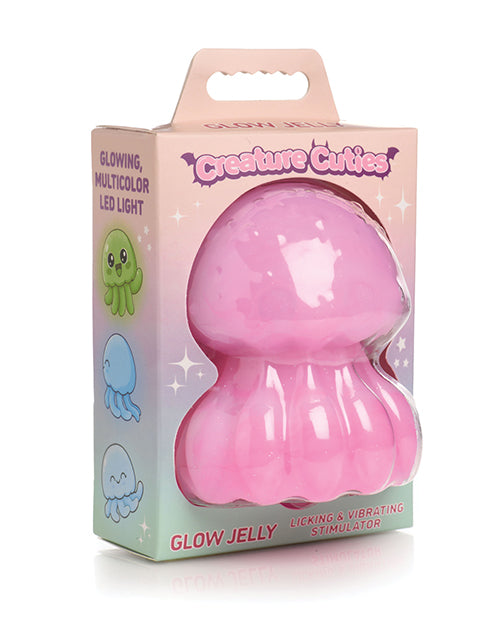 Creature Cuties Glow Jelly Licking & Vibrating Stimulator