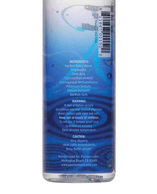 Passion Water Based Lubricant 2oz