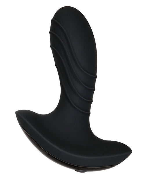Zero Tolerance The Gentleman Rechargeable Silicone Vibrating Prostate Massager - Black