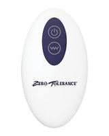 Zero Tolerance Wicked Twister Rechargeable Silicone Vibrating Butt Plug - Purple