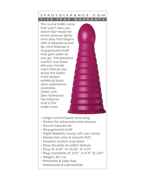 Zero Tolerance Everest Anal Probe - Red