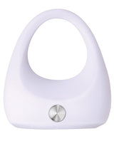 Zero Tolerance White Lightning Silicone Vibrating Cock Ring - White