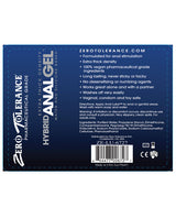Zero Tolerance Hybrid Anal Gel Water and Silicone Based Extra Thick Density Lubricant 2oz