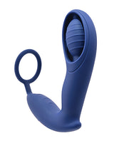 Zero Tolerance Extra Mile Rechargeable Silicone C-Ring Double Motor Vibrator with Remote Control - Blue