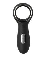 Zero Tolerance The Rechargeable Silicone Torpedo Vibrating Cock Ring - Black