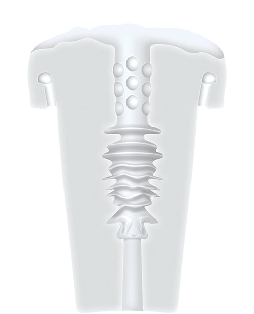 Zero Tolerance Sucking Good Rechargeable Vibrating Masturbator - Vanilla