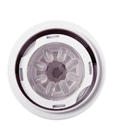 Zero Tolerance The Thrusting Stroker Rechargeable Vibrating Pussy Masturbator - Vanilla/White