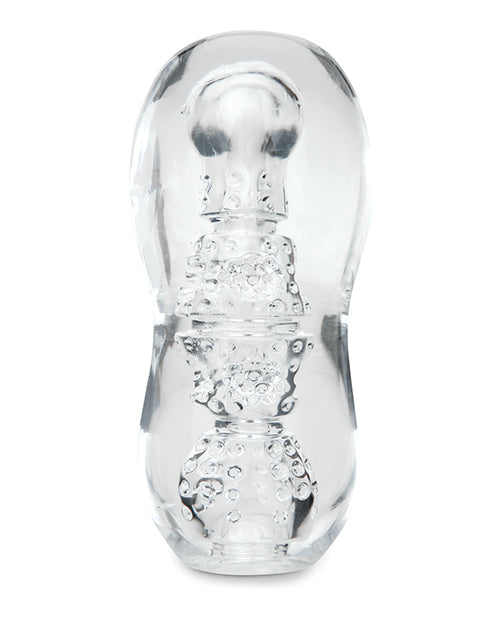 ZOLO Gripz Dotted Stroker Masturbator - Clear