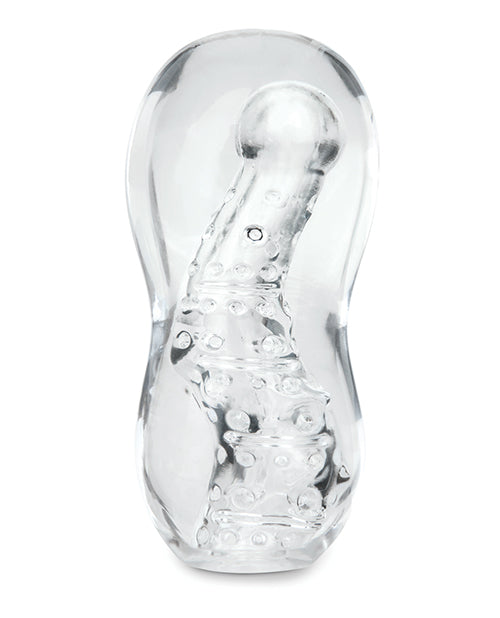 ZOLO Gripz Wavy Stroker Masturbator - Clear