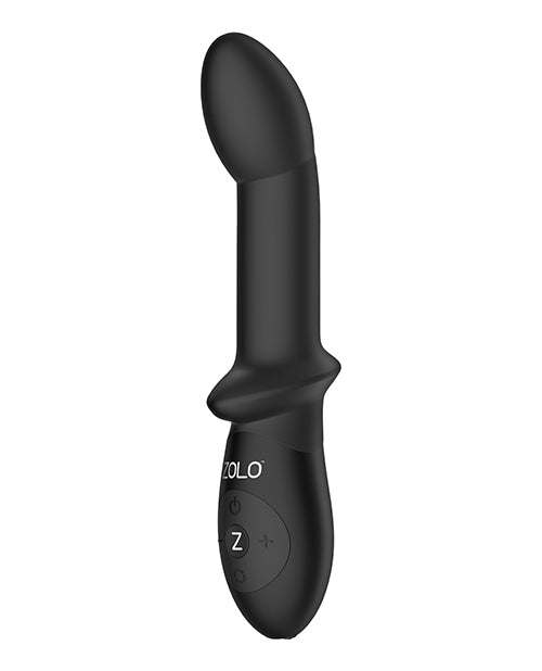 ZOLO P-Spot Beaded Silicone Rechargeable Anal Vibrator - Black