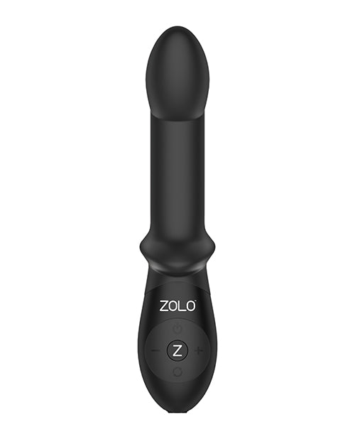 ZOLO P-Spot Beaded Silicone Rechargeable Anal Vibrator - Black