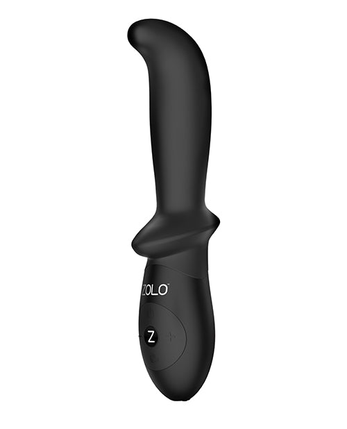 ZOLO Come Hither Prostate Silicone Rechargeable Anal Vibrator - Black