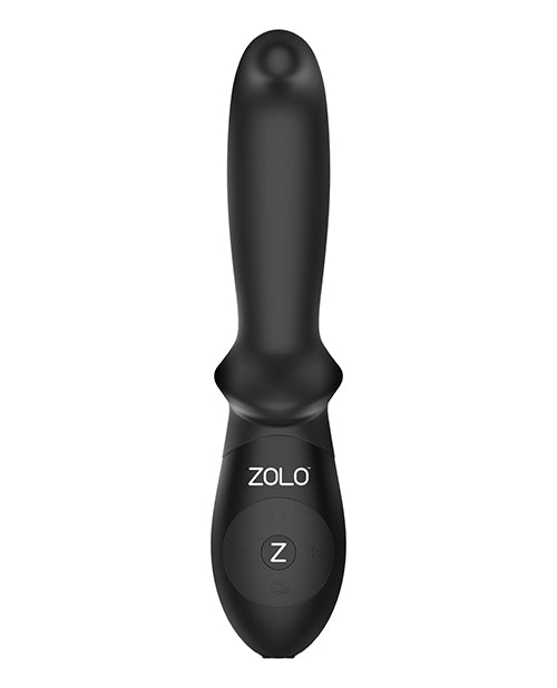 ZOLO Come Hither Prostate Silicone Rechargeable Anal Vibrator - Black