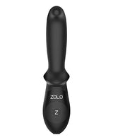 ZOLO Come Hither Prostate Silicone Rechargeable Anal Vibrator - Black